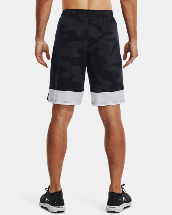 Men's UA Stretch Train Jacquard Shorts, Black, pdpMainDesktop image number 1